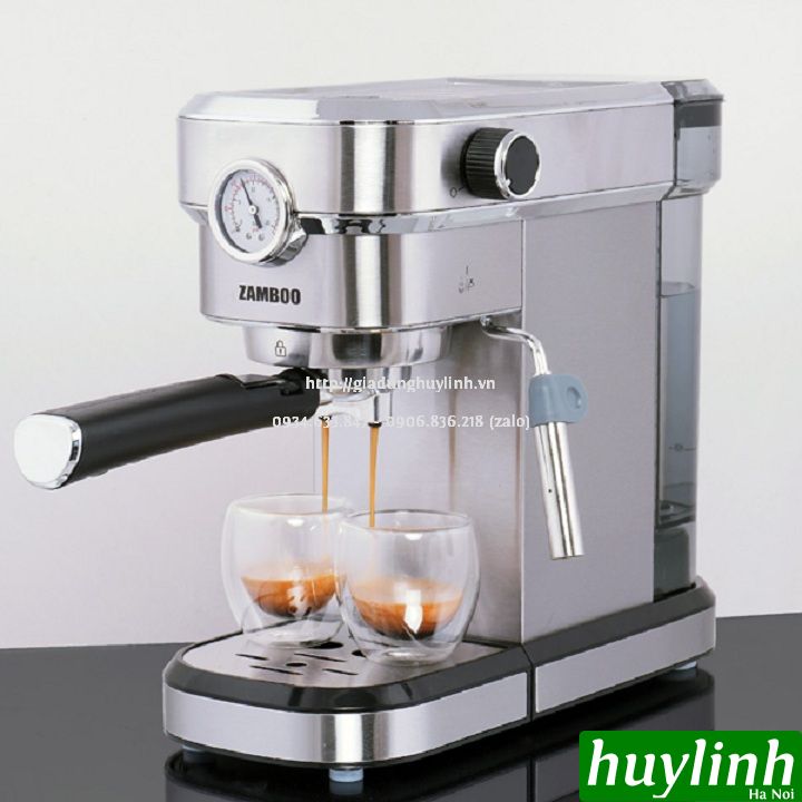 Máy pha cà phê Zamboo ZB-95AT - Tặng 500gr cafe - Model 2021