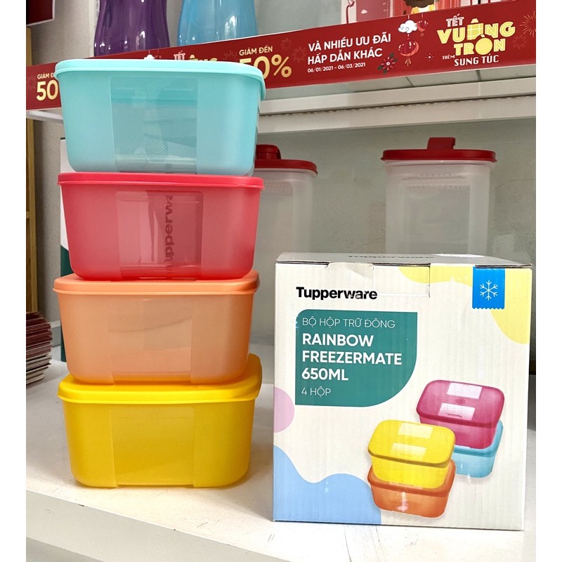 Bộ Hộp Trữ Đông 650ml