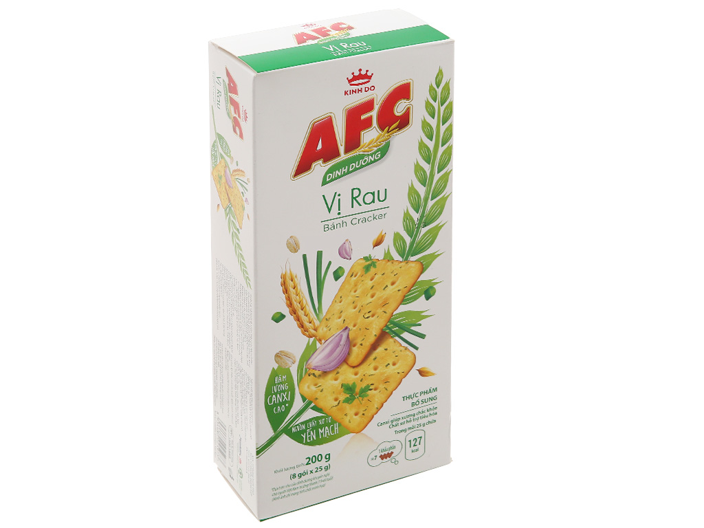 Bánh cracker AFC Dinh Dưỡng hộp 200g