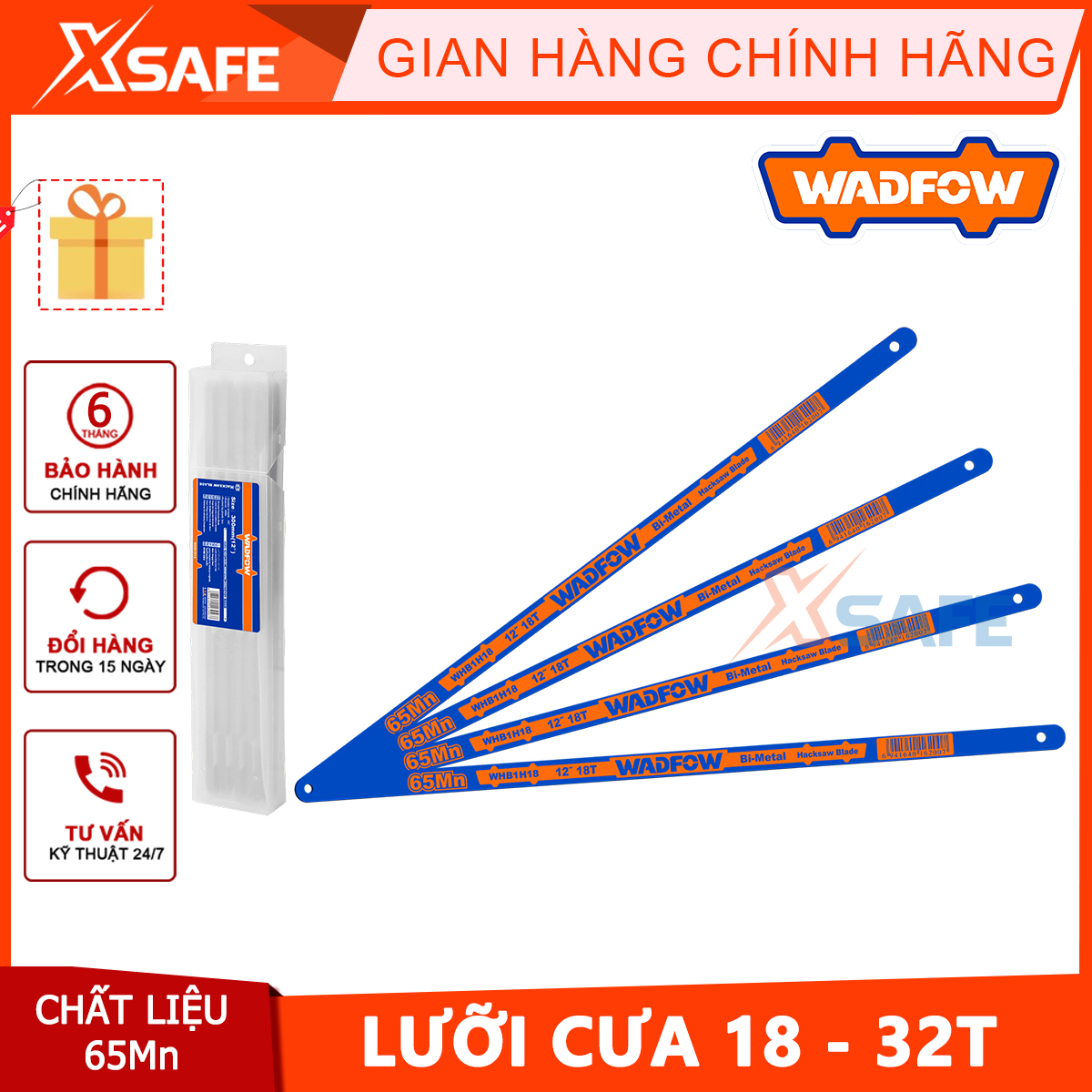 Wasfow whb1h18 teeth 18-24-32t 300mm long iron saw blades