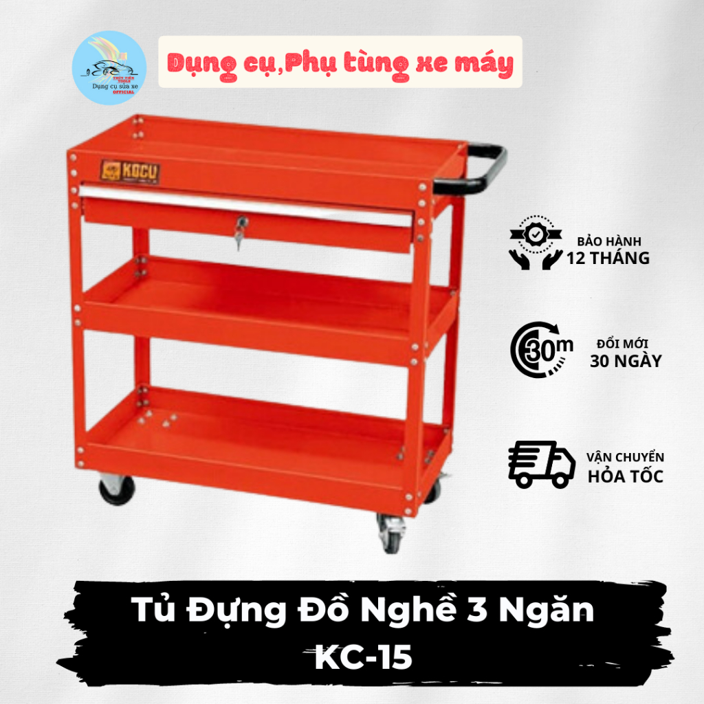 Tủ Đựng Đồ Nghề 3 Ngăn KC-15