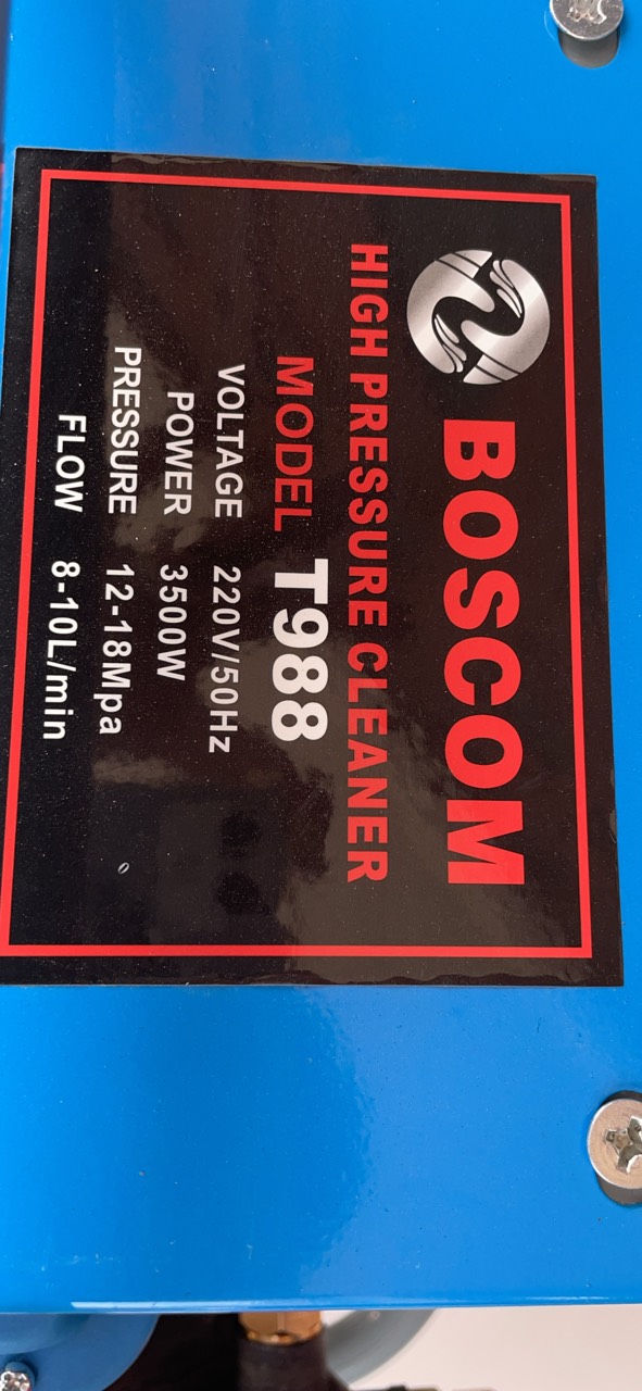 MÁY RỬA XE GIA ĐÌNH BOS COM T988