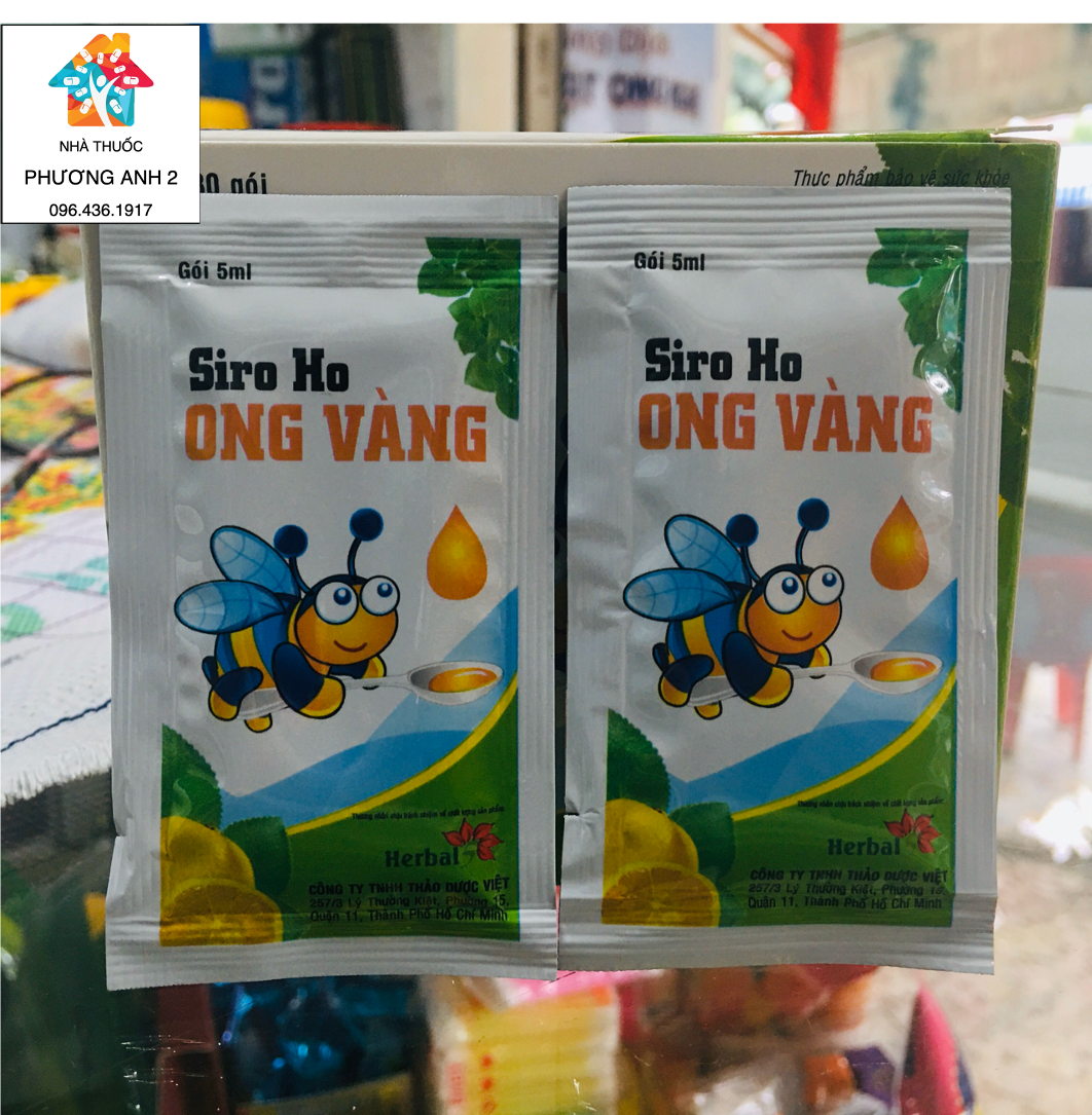 [HCM]Siro ho Ong vàng (Dạng gói)