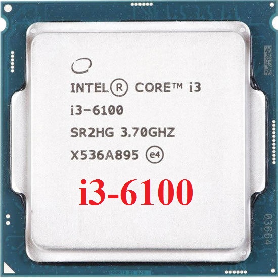 CPU i3 6100 socket 1151 kèm keo tản nhiệt