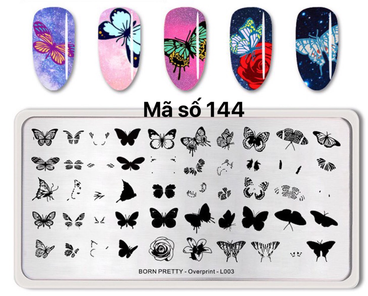 BẢNG IN MÓNG TAY TỪ 121 ĐẾN 182 ( KẾT HỢP VỚI SƠN IN )