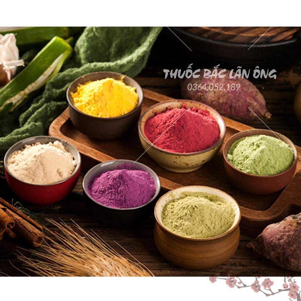 20 loại bột tạo màu thực phẩm (Bột rau củ tạo màu tự nhiên làm xôi làm bánh nấu ăn)