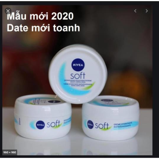 Kem dưỡng ẩm Nivea Soft nội địa Đức 200ml