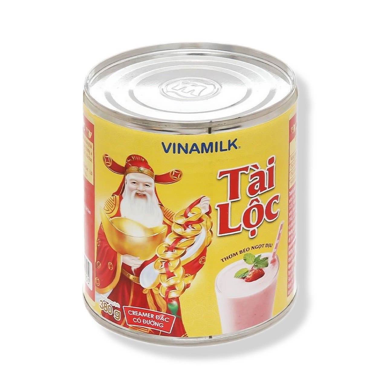 Lon 380gr sữa đặc có đường tài lộc vinamilk elaina cosmetic