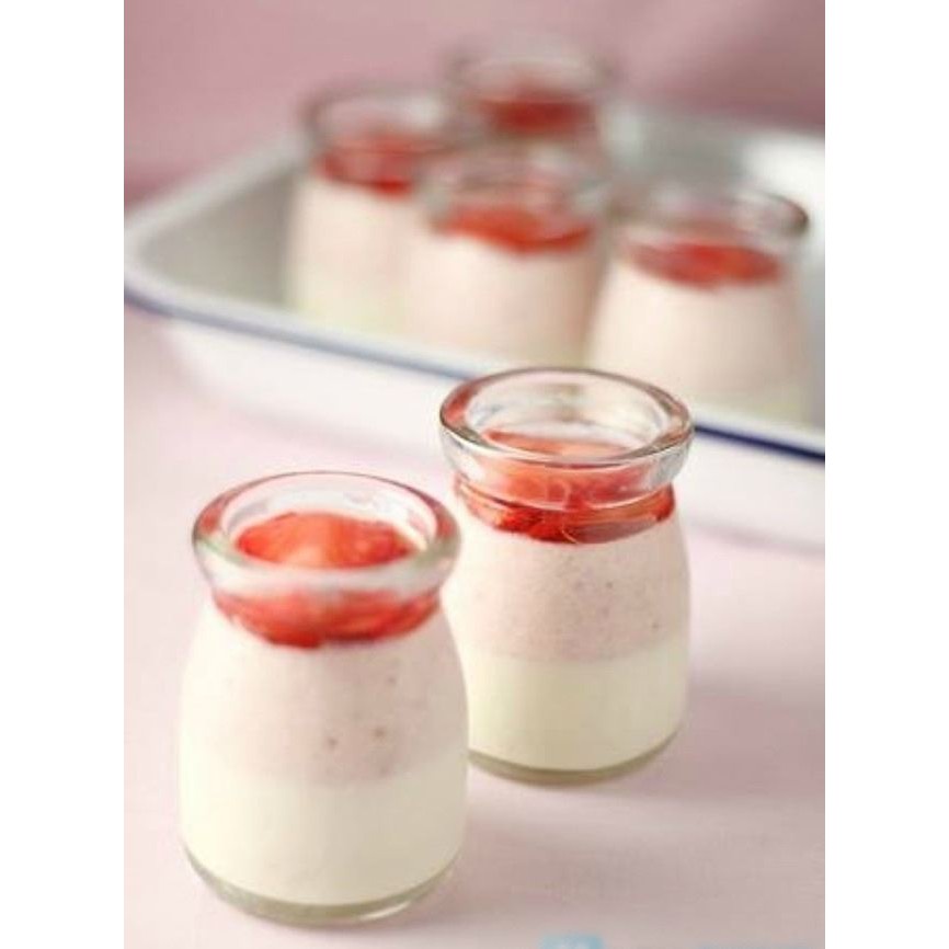 Bộ 10 Hũ thủy tinh 100ml  200ML đựng Yaourt Pudding