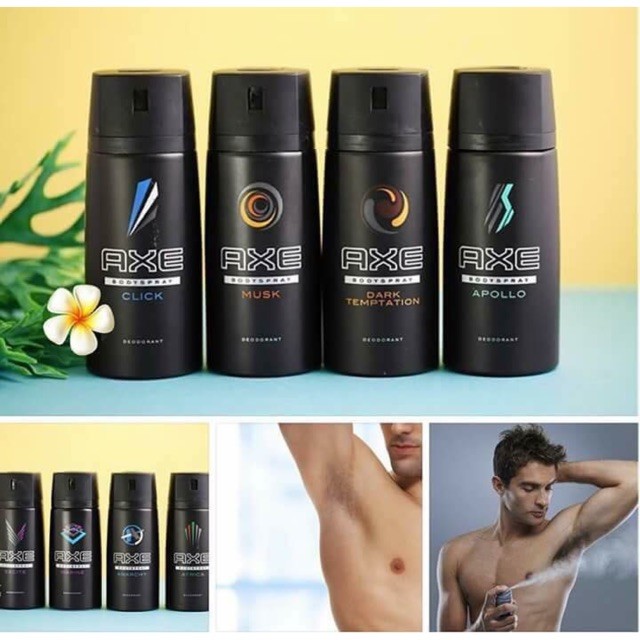 2 chai xịt khử mùi AXE 150ml/chai