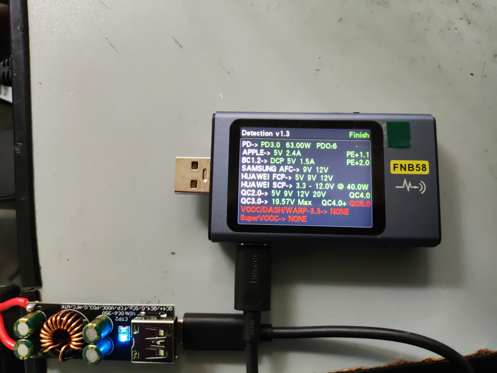 Mạch Sạc Nhanh Hỗ Trợ QC4.0 - PD3.0 - có Cổng USB Type-C (Mạch BUCK 6-35VDC ra cổng USB ,DIY chế sạc điện thoại)