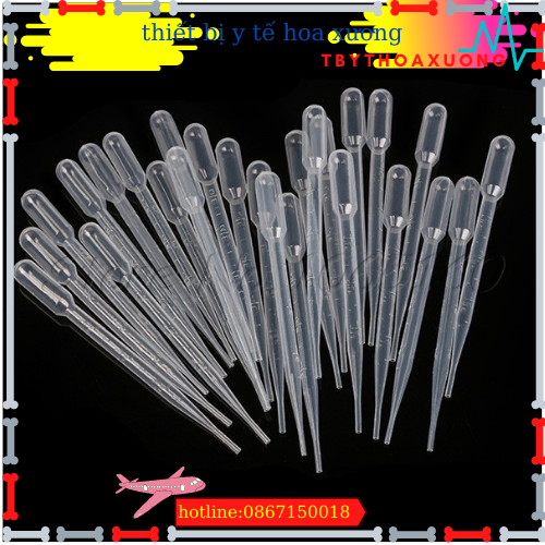 PIPET NHỰA 5ML-ỐNG HÚT NHỎ GIỌT5ML[TÚI 100 CÁI]