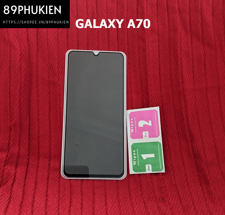 Kính cường lực chống nhìn trộm Samsung Galaxy A70
