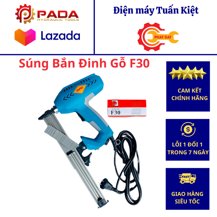Súng Bắn Đinh Gỗ F30