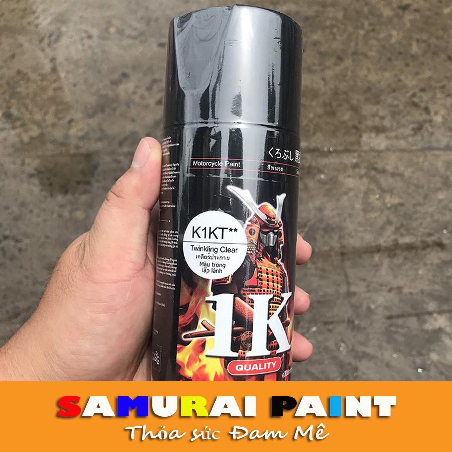 Sơn samurai - Chai phủ bóng lấp lánh K1KT samurai