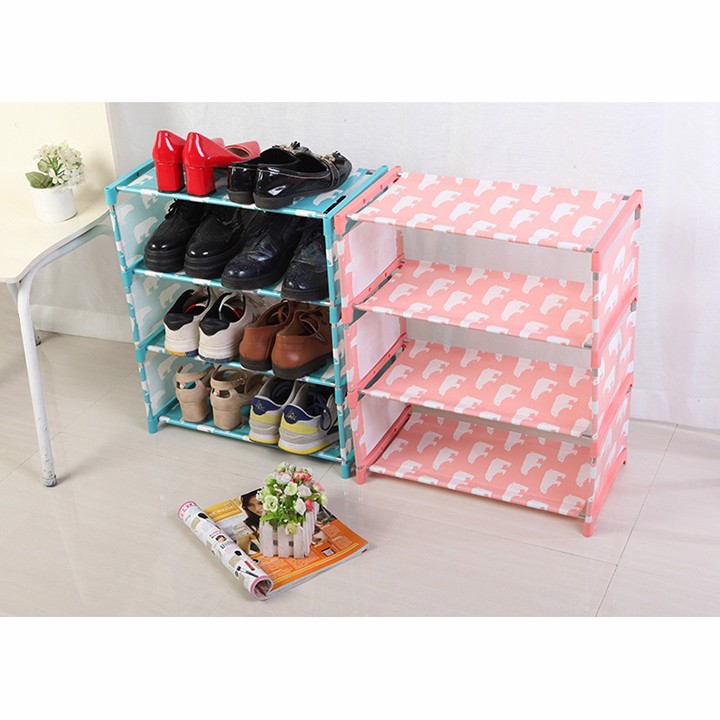 Kệ để giày dép inox 4 tầng