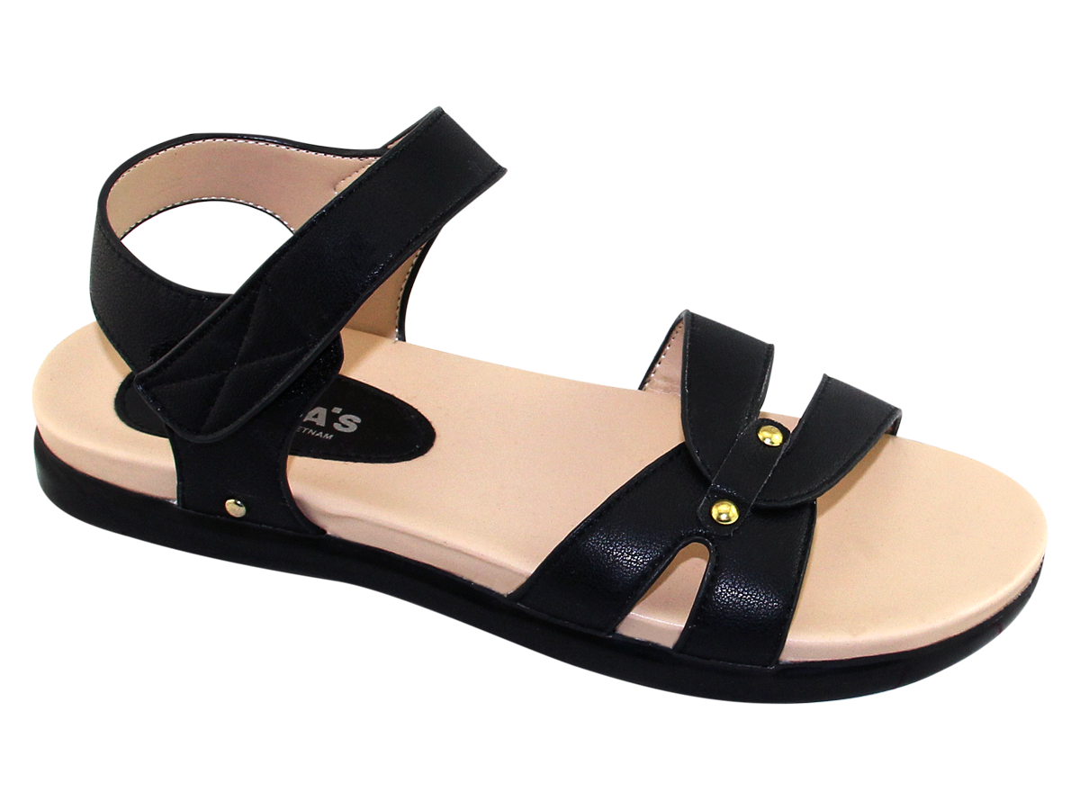 [HCM]Sandal nữ màu đen SYN.227