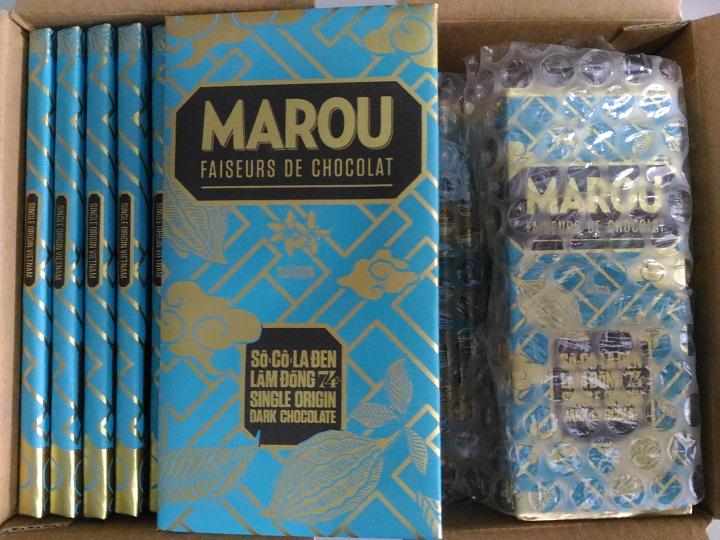 Socola Đen Marou Lâm Đồng 74% 80g