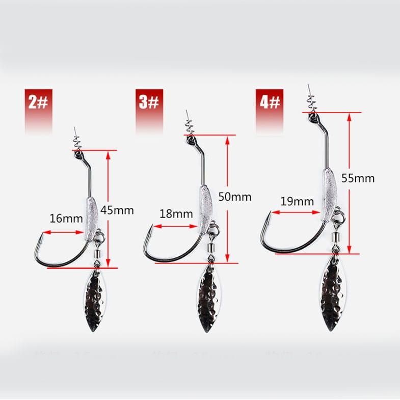 LƯỠI THÌA XOAY MÓC MỒI MỀM KG HOOK