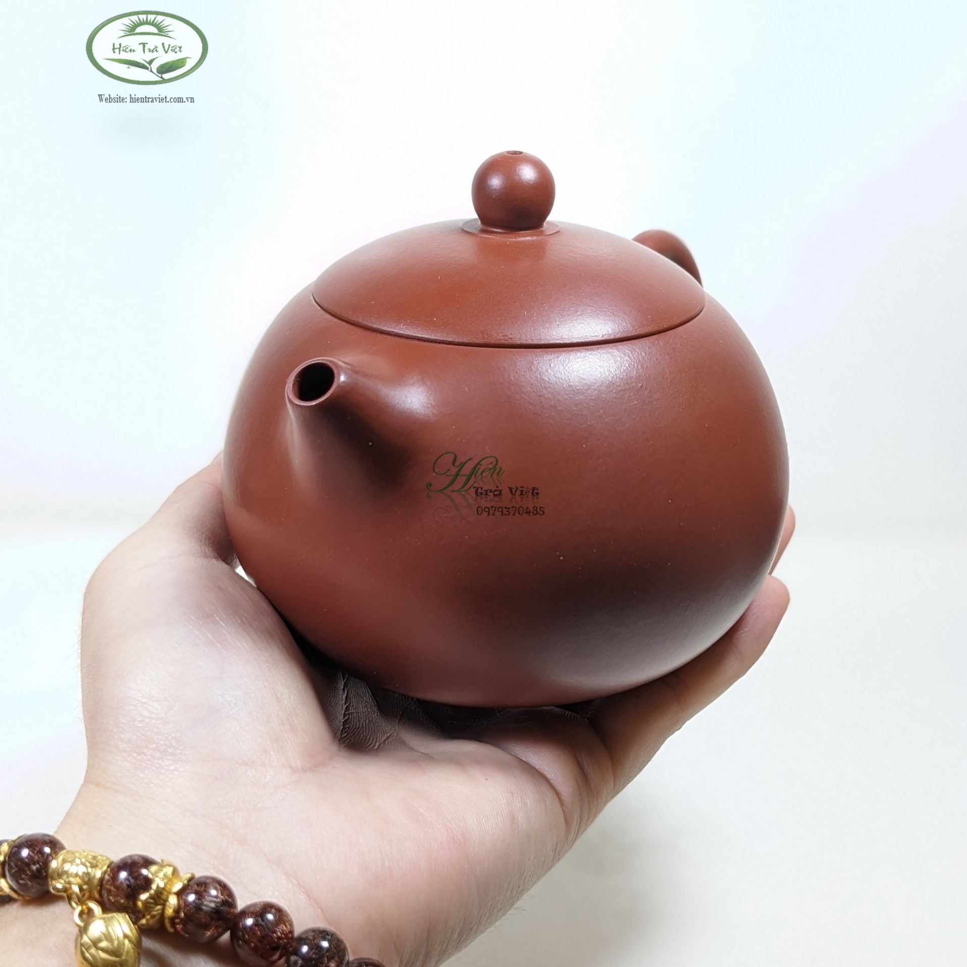 MS 163 Ấm tử sa Nghi Hưng tây thi 350ml (khoáng đại hồng bào)