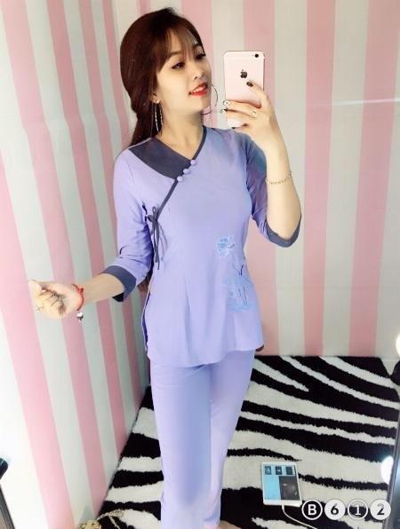 [HCM]Đồ lam di chùa mẫu thun nơ