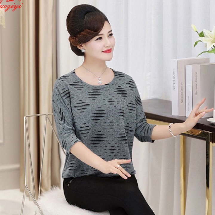 Áo trung niên nữ tay lỡ