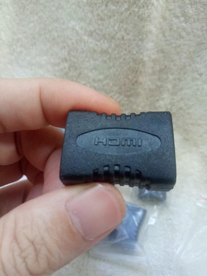 [HCM]Đầu nối HDMI dùng để nối 2 sợi HDMI lại với nhau thành 1 cáp dài hơn (2 đầu âm)