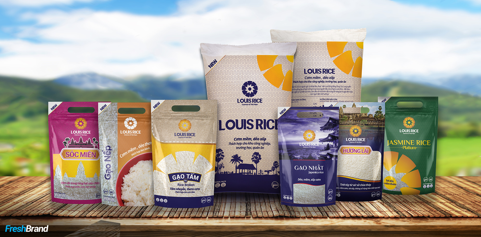 Gạo Louis Diamond Túi 5kg