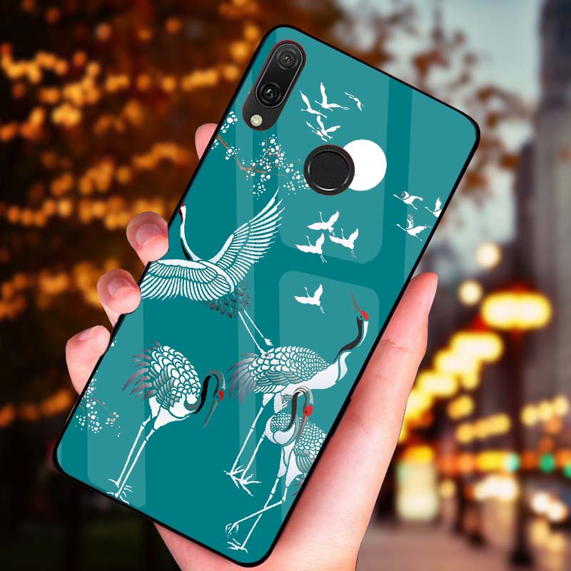 Ốp huawei nova 3e, nova 3i lưng kính cường lực sang trọng, sáng bóng