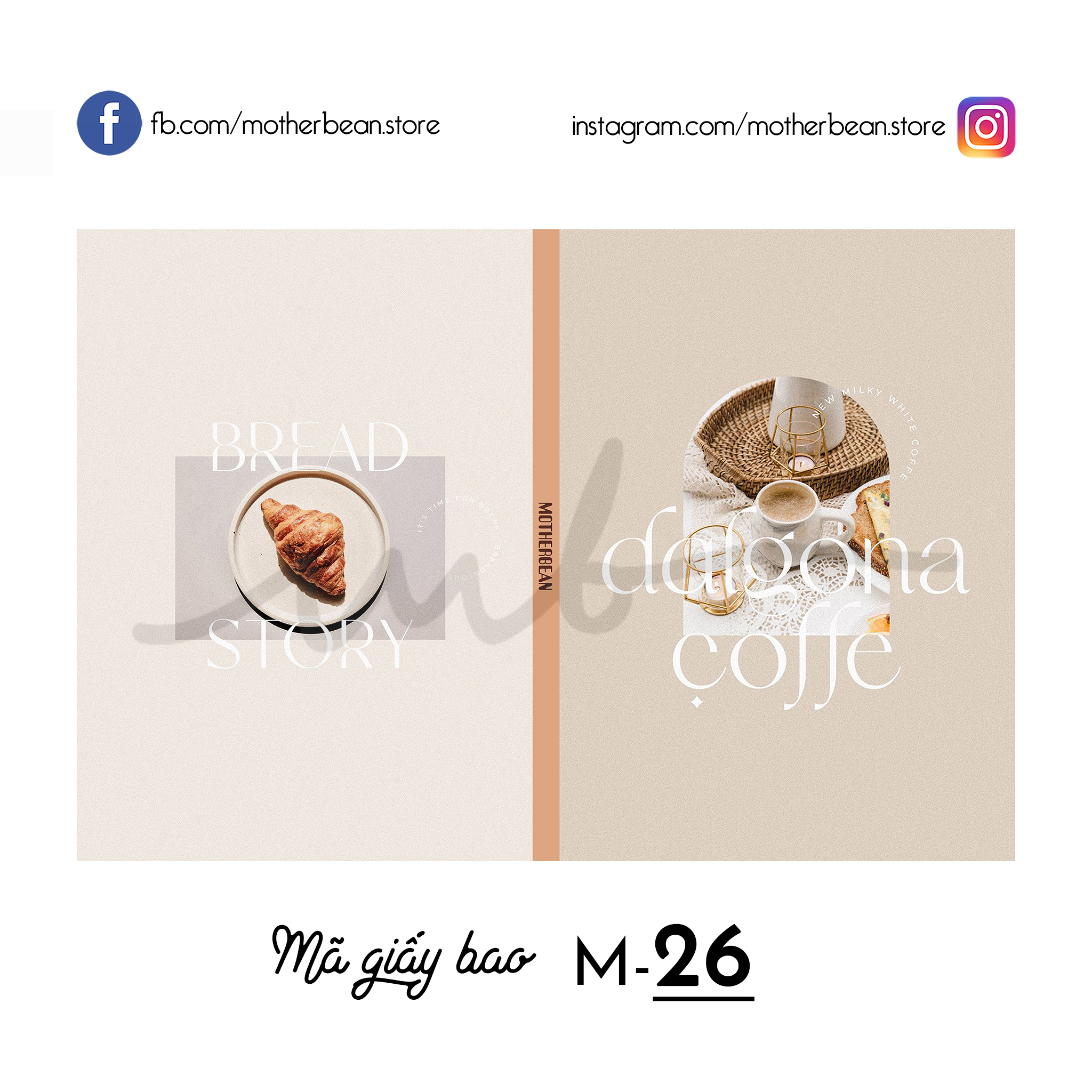 Giấy Bao Vở | SET 10 tờ mẫu MINIMALISM