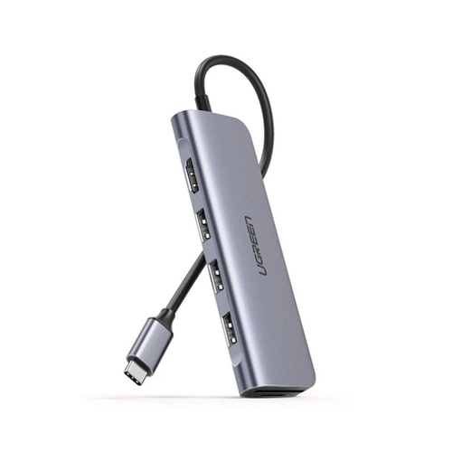 Cáp Usb Type C sang HDMI-USB-Đọc thẻ TF-CF Ugreen 70410