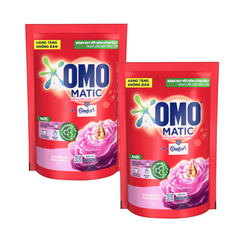 [Hàng tặng không bán - HC Gift] Combo 2 Nước giặt OMO MATIC 150G (mẫu ngẫu nhiên)