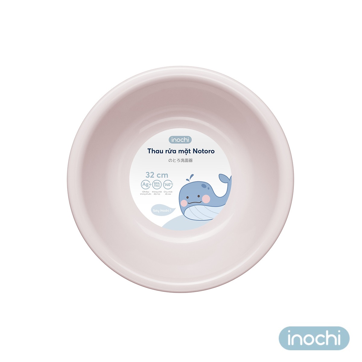 Thau rửa mặt Inochi (32cm) [HCM-Giao hoả tốc 2h]