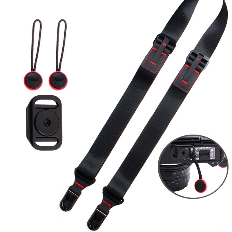 Dây máy ảnh thao tác nhanh Quick Release Xiu Jian Slide Black