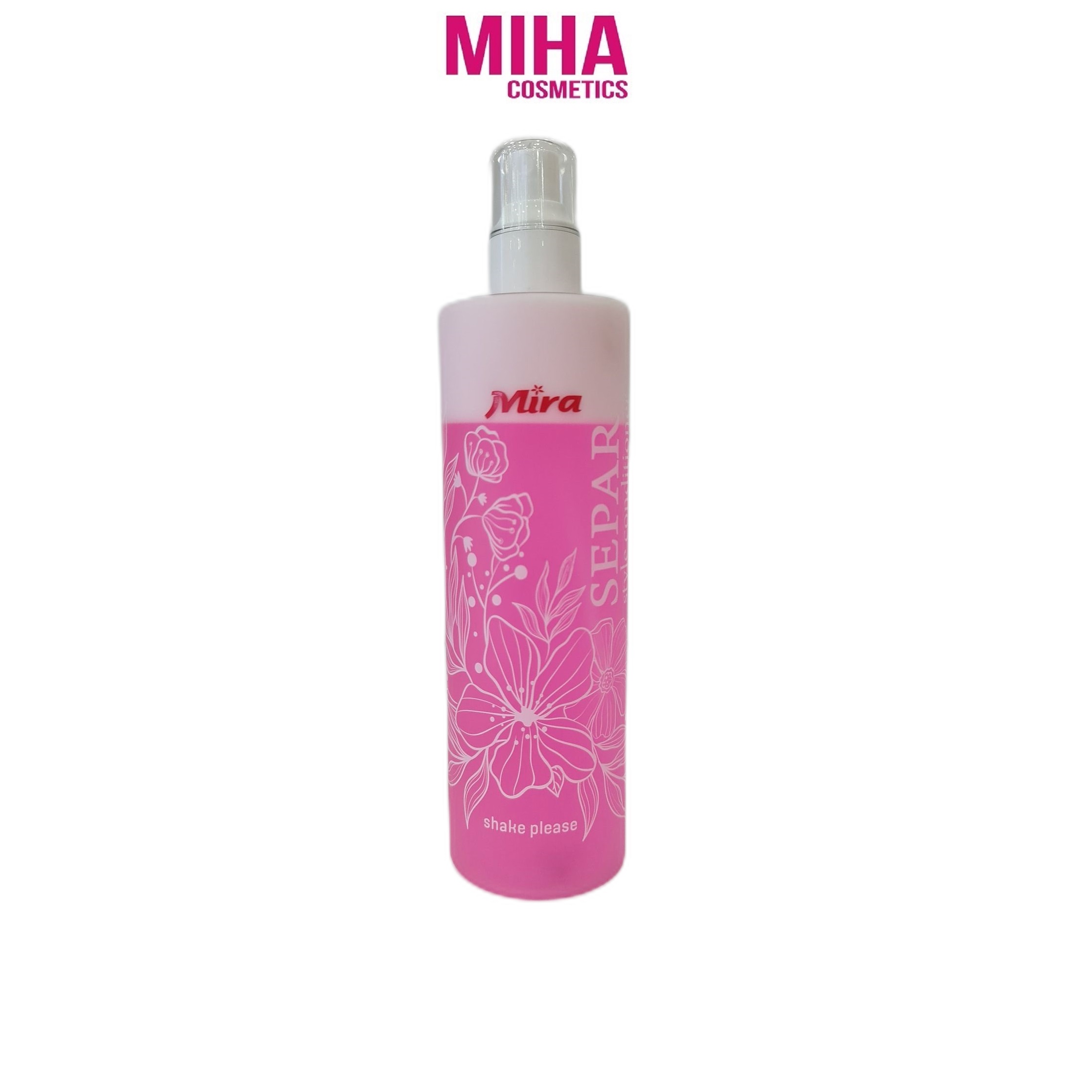 Nước xịt dưỡng tóc nhuộm và tóc uốn mira separ hồng 430ml hàn quốc