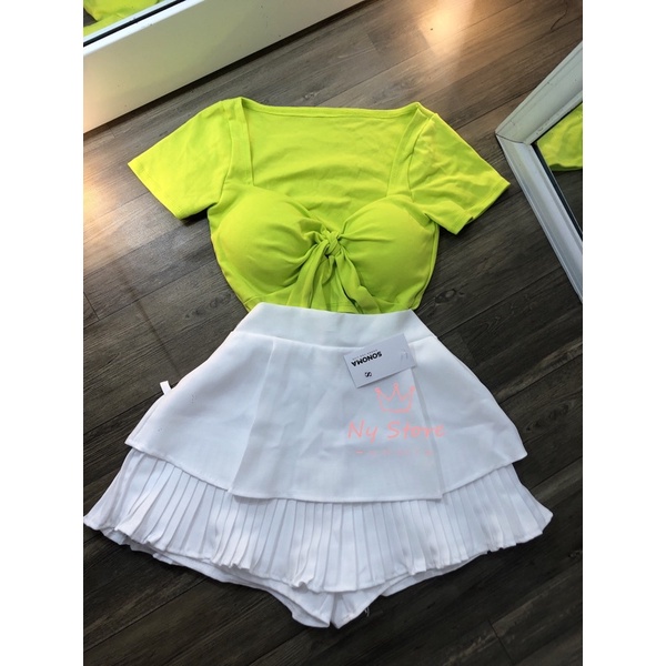 [HOT] ÁO CROPTOP CỘT NGỰC - CÓ MÚT ( ẢNH THẬT) AO41