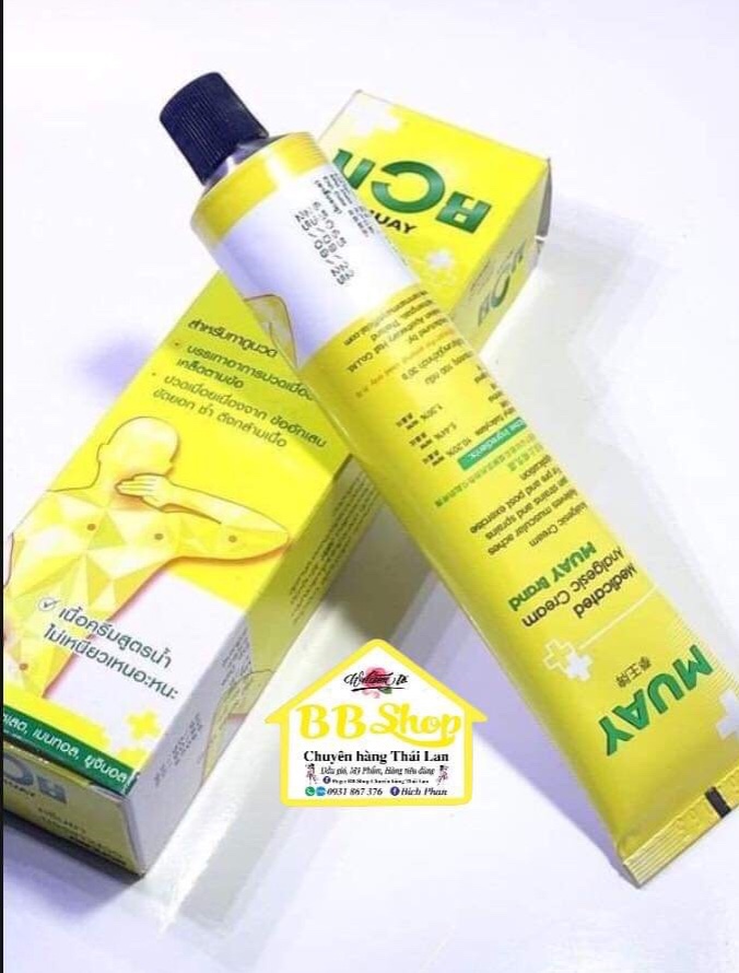 Dầu nóng xoa bóp muay 100g thái lan