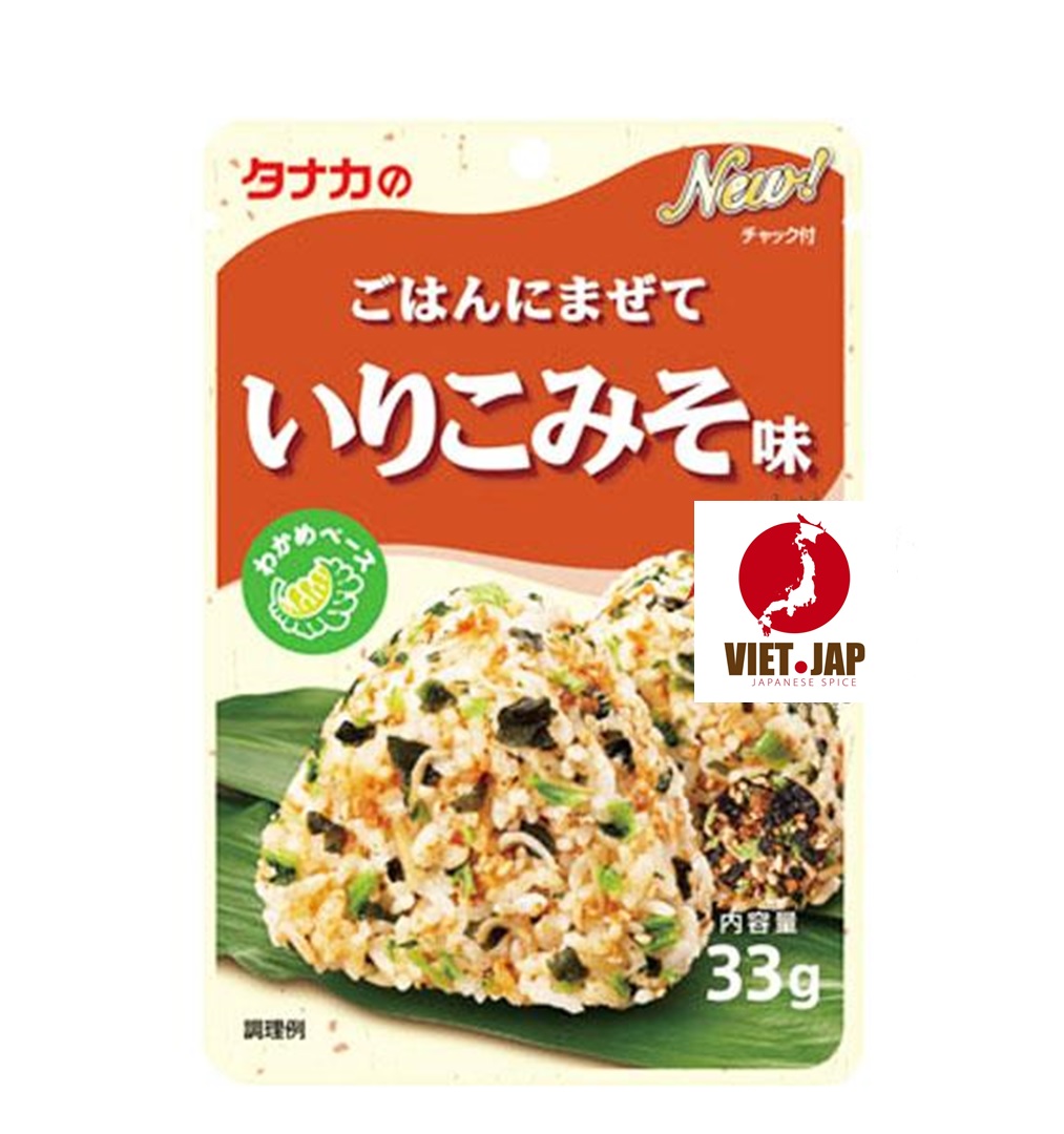 Furikake-Gia vị rắc cơm vị miso (Tanaka) - 33g