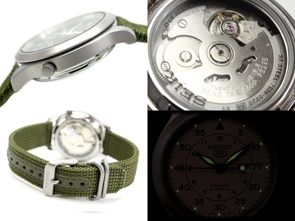 {LAZADA ĐỒNG HỒ HÀNG HIỆU } Đồng Hồ Nam Seiko 5 Quân Đội Automatic Japan Full Box { BÁN BUÔN ORIENT SEIKO PATEK SK }