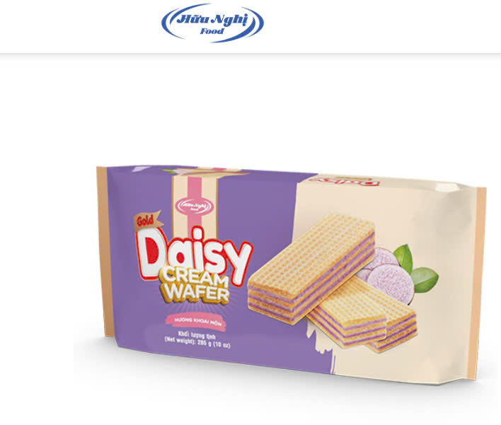 Gold Daisy bánh kem xốp vị khoai môn 285g