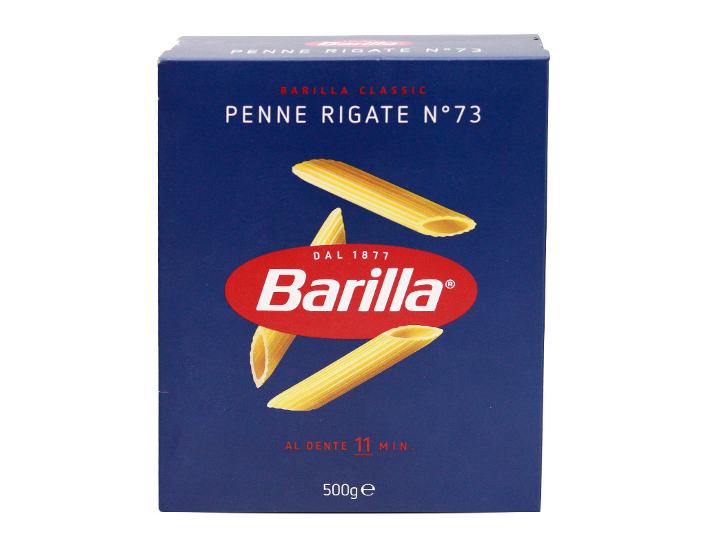 NUI ỐNG TRÒN BARILLA PENNE RIGATE 500G 500G