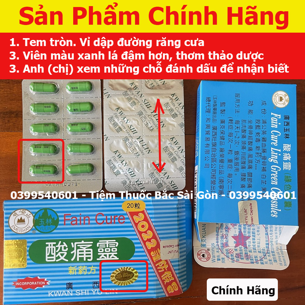 Toan Thống Linh Hộp 20 viên - Fain Cure