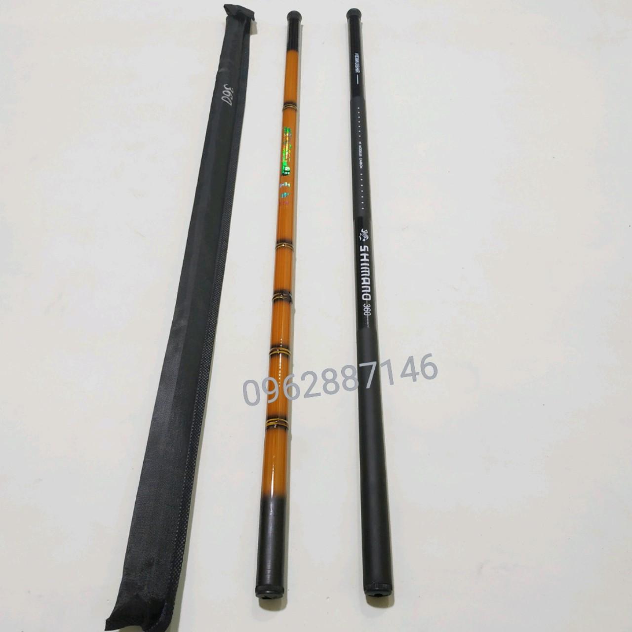 combo 2 cần câu tay shimanoo 3h 3m6 catbon