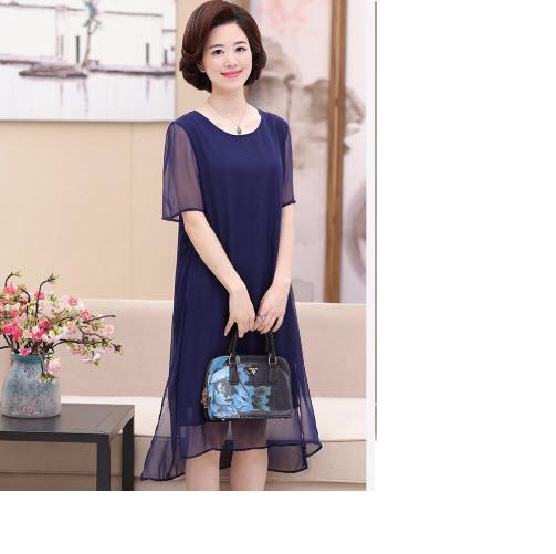 [HCM]Đầm Cở Lớn Xẻ Đinh From Dài Nhiều Size