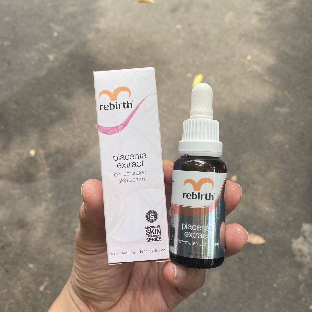 Serum làm mờ nám tàn nhang giảm thâm Nhau Thai Cừu Đậm Đặc 45% Rebirth Placenta Extract Concentrate 25ml