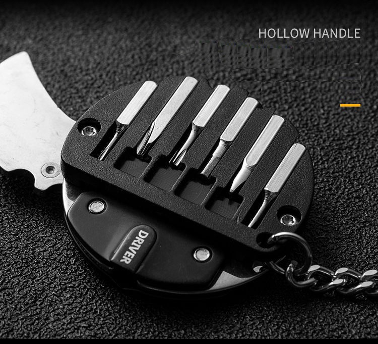 [Mới về]Móc khóa multitools dụng cụ lục giác đa năng