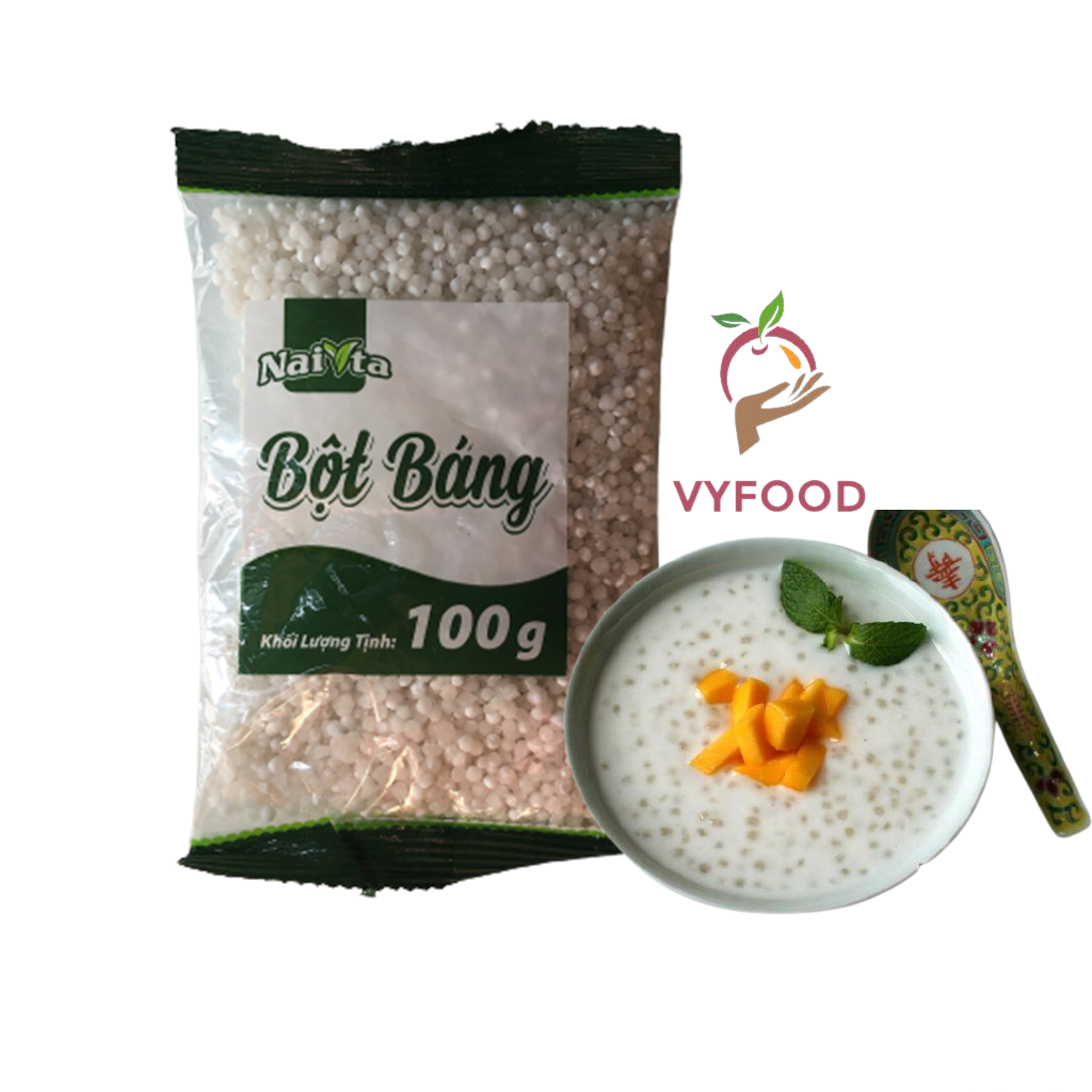 Bột báng nấu chè ngon (Hạt trân châu nhỏ) 100g