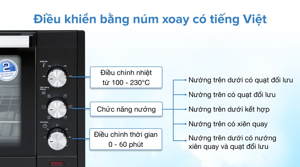 Lò nướng BlueStone EOB-7567 45 lít