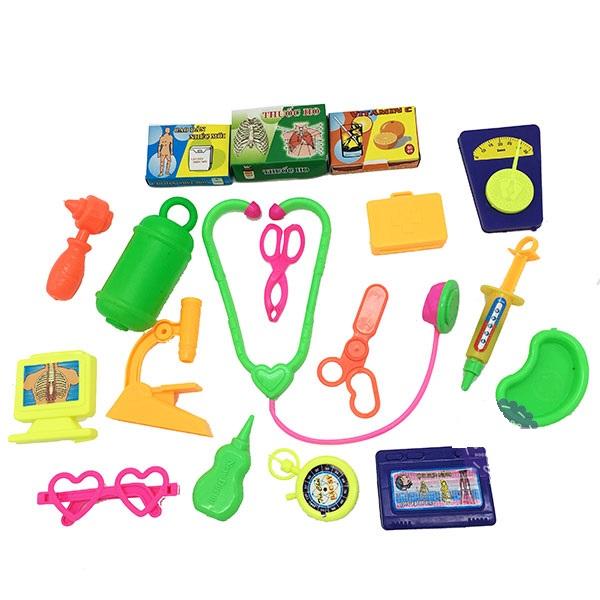 Bộ đồ chơi túi bác sĩ Đồng Sanh 18 món dụng cụ y tế bằng nhựa