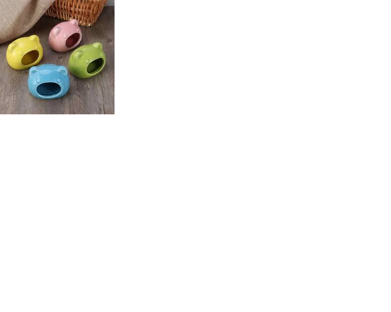 Nhà ngủ sứ hình mèo cho hamster